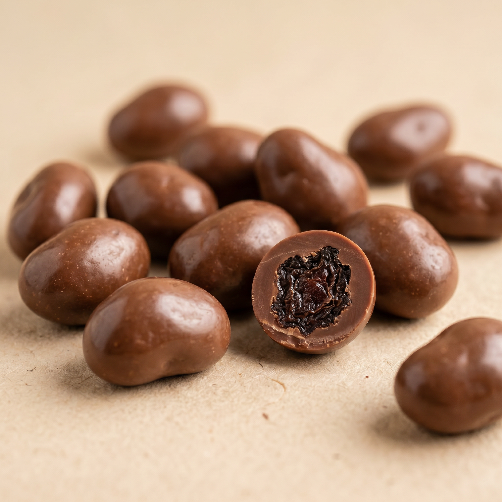 Pasas con Chocolate con Leche Bote 1.35 kg