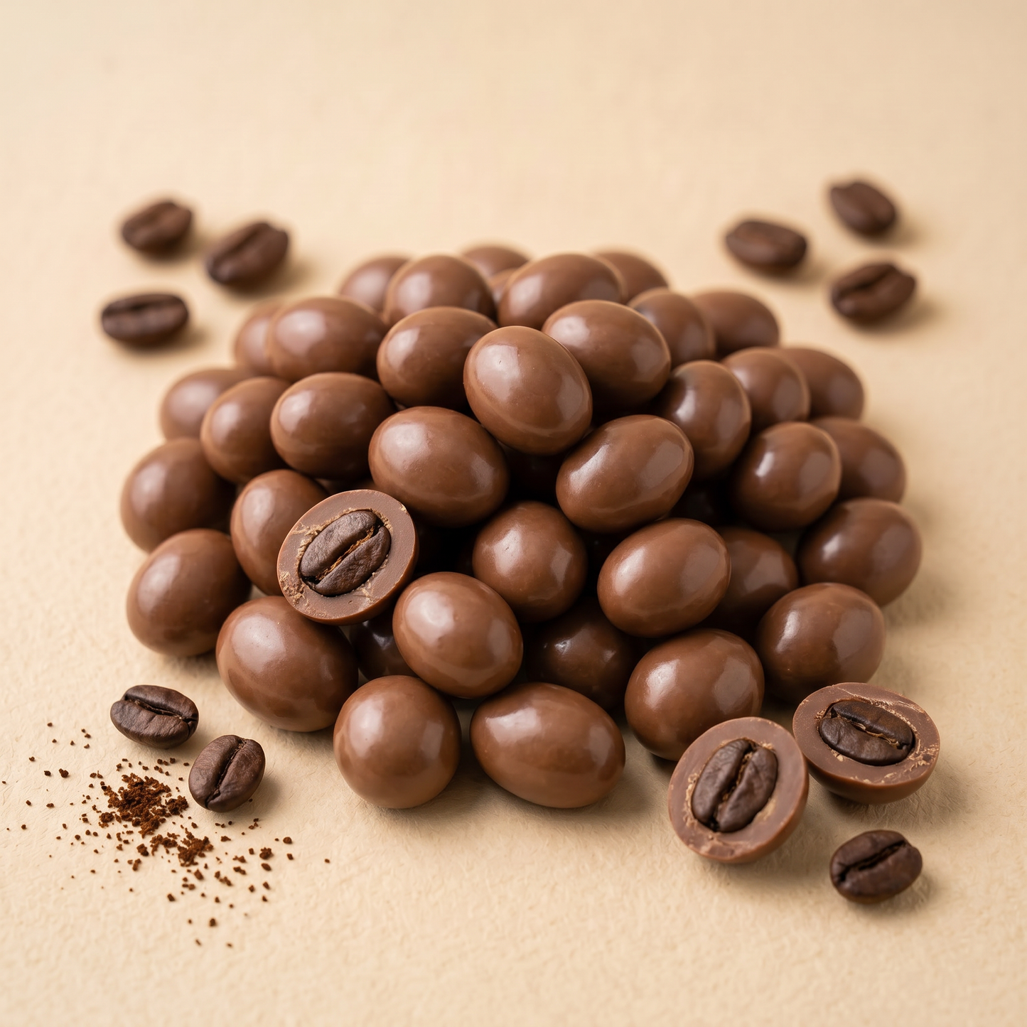 Granos de Café con Chocolate con Leche a Granel