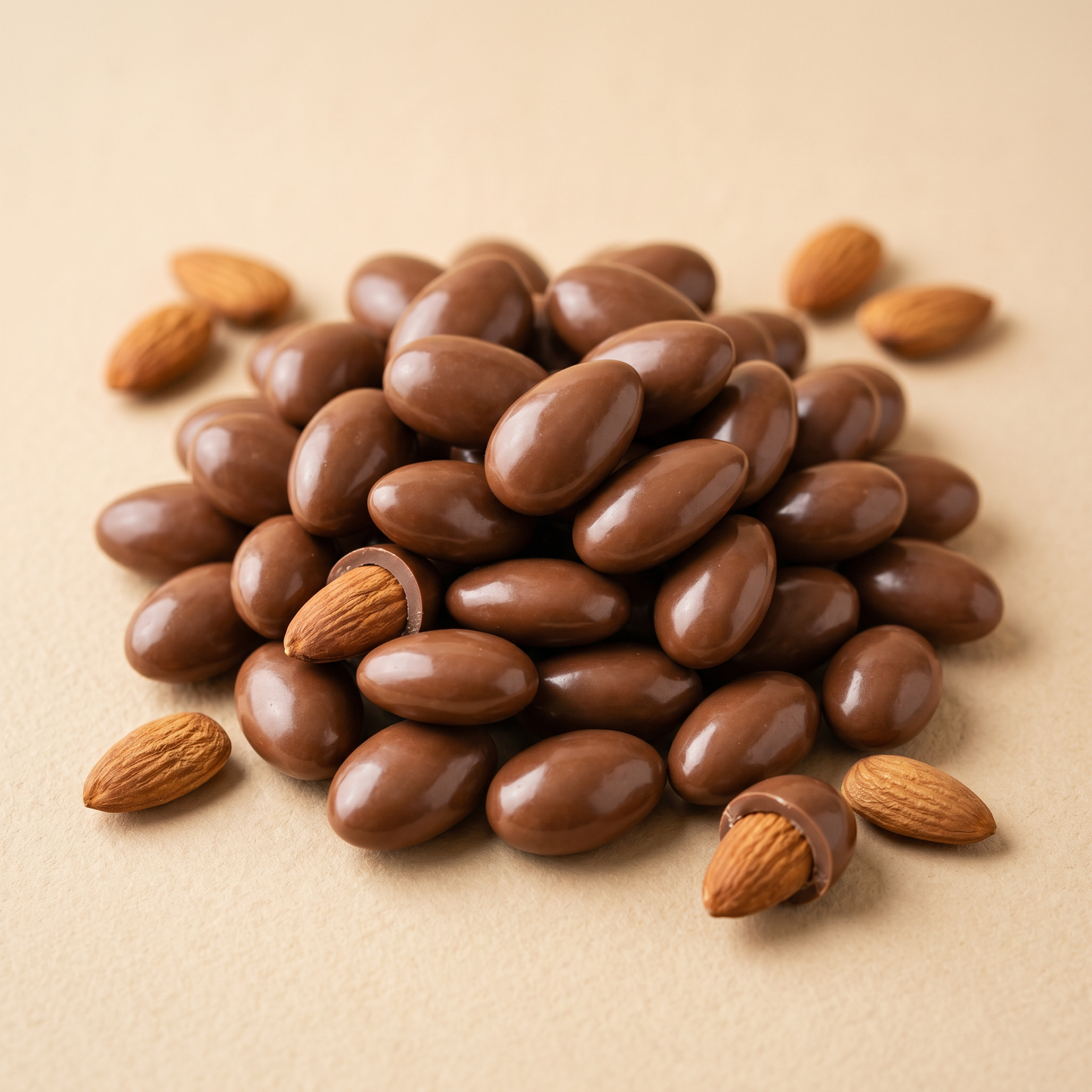 Almendras con Chocolate con Leche Bote 1.35 kg
